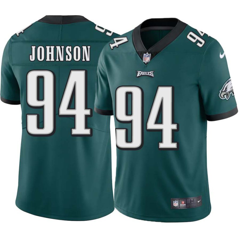 Kevin Johnson #94 Eagles Cheap Green Jersey Kevin Johnson #94 Eagles Cheap Green Jersey