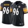 Anthony Henton #96 Steelers Tackle Twill Black Jersey