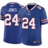 Bills #24 Doug Jones Authentic Jersey -Blue