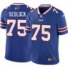 Bills #75 Robert Sedlock Authentic Jersey -Blue