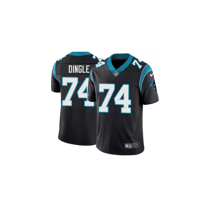Panthers #74 Antonio Dingle Cheap Jersey -Black