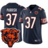 Bears #37 Tony Parrish Tackle Twill Jersey -Navy with 2023 Bear Head Logo Patch
