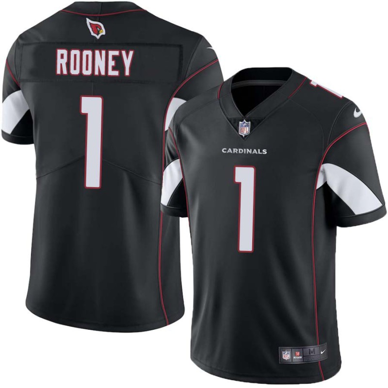 Cardinals #1 Cobb Rooney Stitched Black Jersey