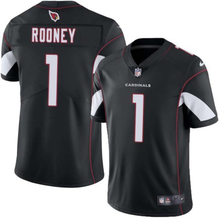 Cardinals #1 Cobb Rooney Stitched Black Jersey