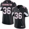 Cardinals #36 Perry Harrington Stitched Black Jersey